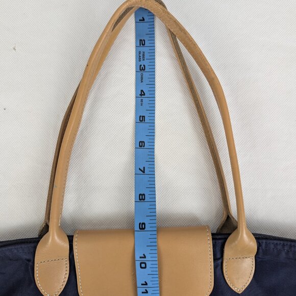 Longchamp Le Pliage Nylon Heart Tote Bag Blue - Great Deal - Fast Ship. - Picture 14 of 15